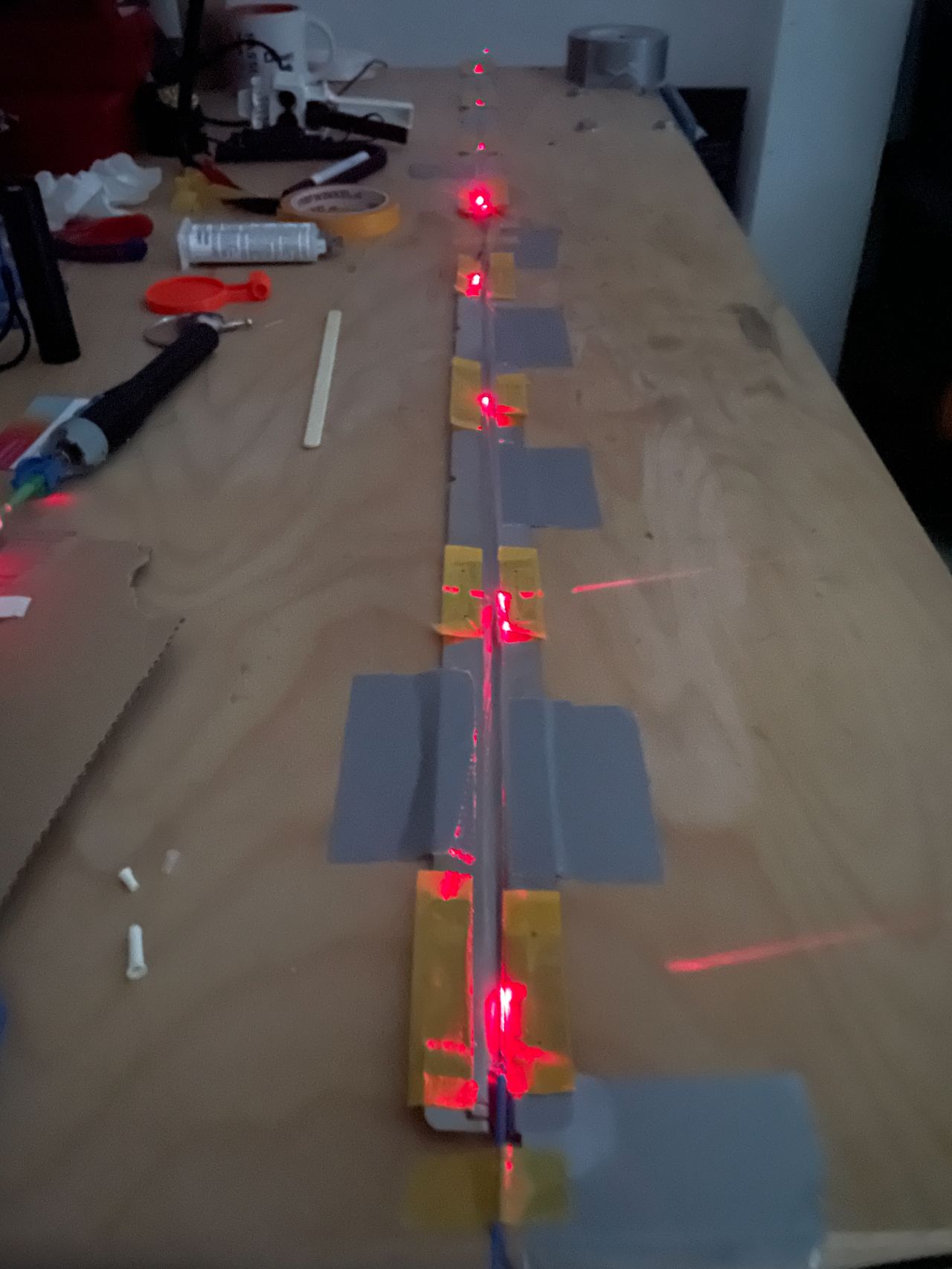 Fiber optical sensor prototype