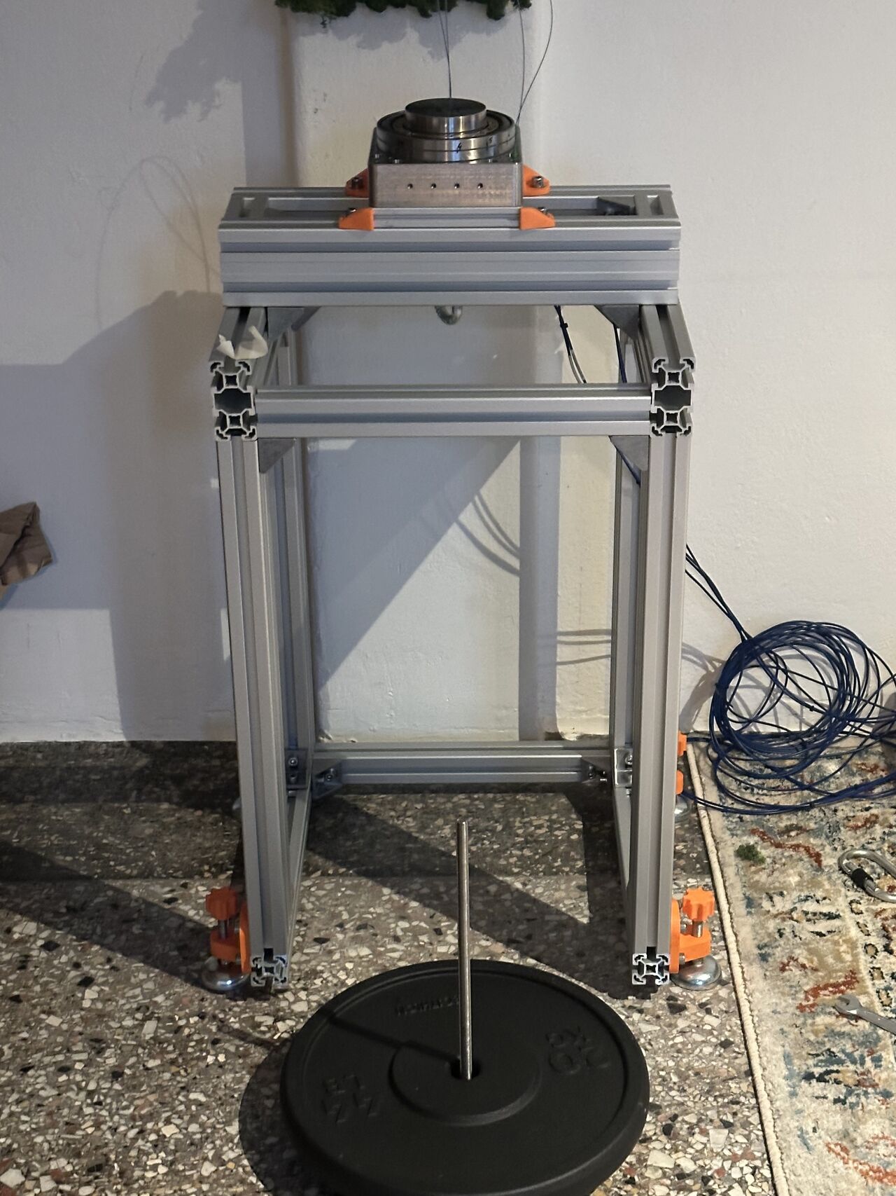 Calibration rig to calibrate smart bearings